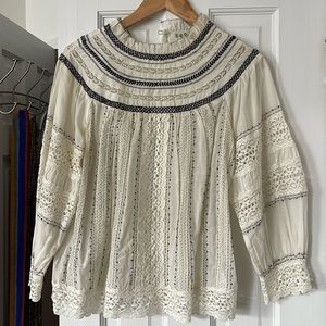 Sweet Sea NY eyelet top